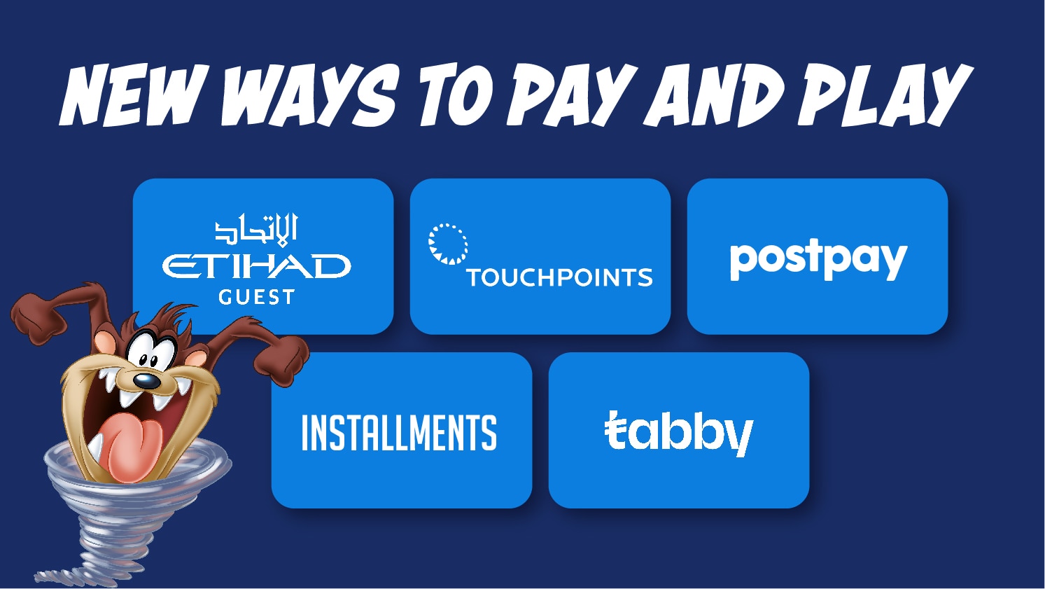 New Ways To Pay And Play